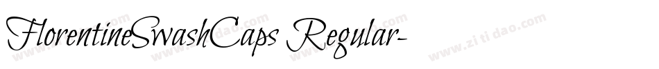 FlorentineSwashCaps Regular字体转换